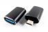 Адаптер Dengos OTG USB-microUSB Black (ADP-017)