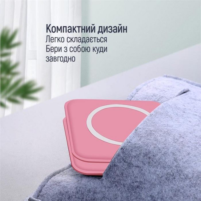 Бездротовий зарядний пристрій ColorWay MagSafe Duo Charger 15W for iPhone Pink (CW-CHW32Q-P)