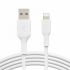Кабель Belkin PVC USB - Lightning 1м White (CAA001BT1MWH)