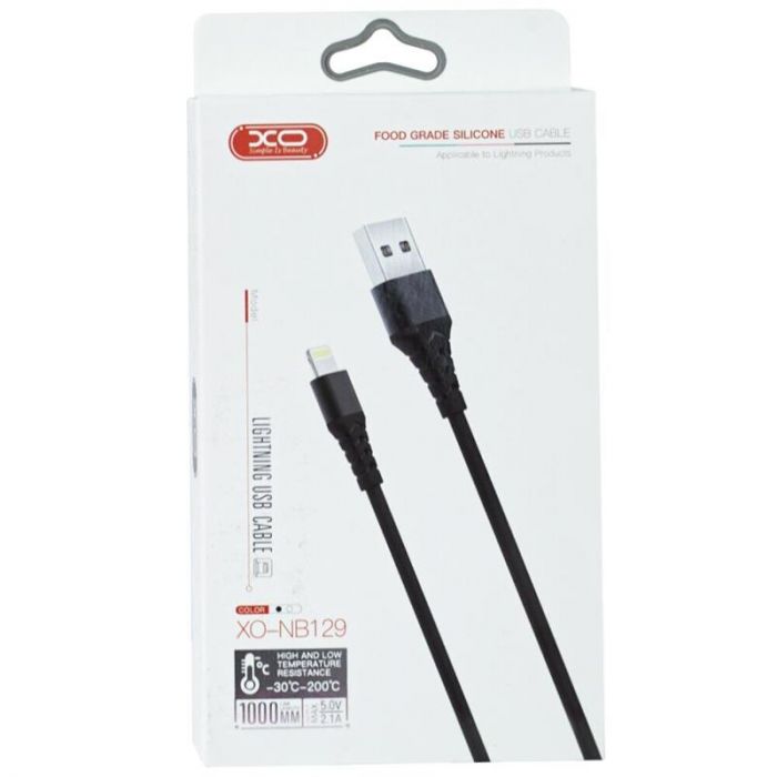 Кабель XO NB152 Elbow USB-Lightning 2.4A 1м White (6920680872466)