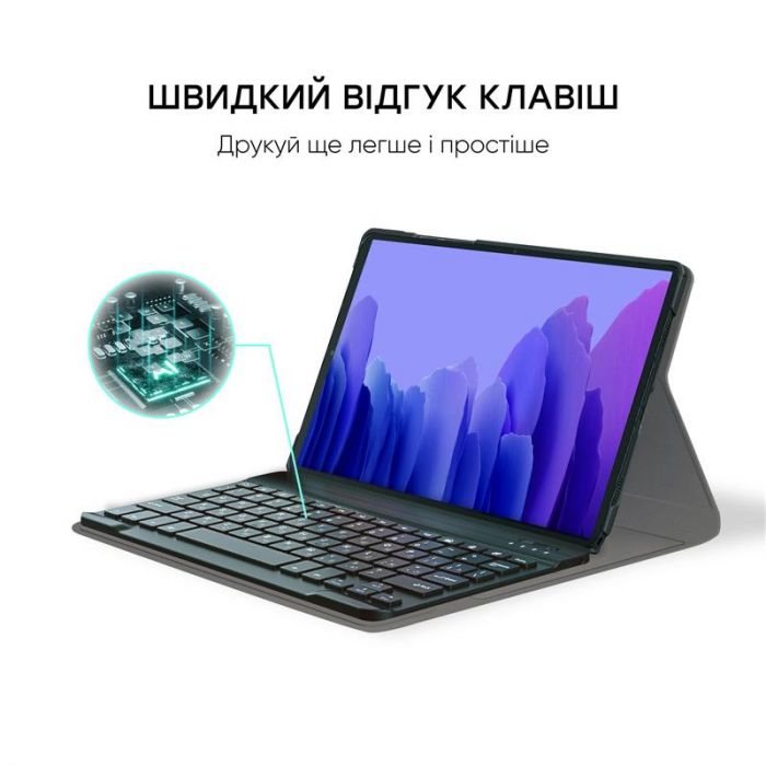 Чохол-клавiатура Airon Premium для Samsung Galaxy Tab A7 SM-T500/SM-T505 Black (4822352781054)