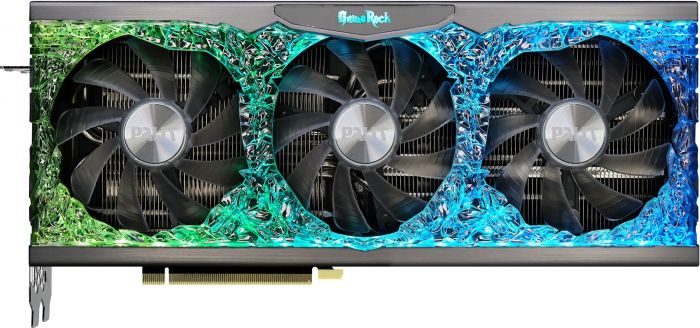 Відеокарта GF RTX 3070 Ti 8GB GDDR6X GameRock OC Palit (NED307TT19P2-1047G)