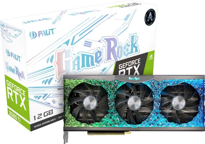 Відеокарта GF RTX 3080 Ti 12GB GDDR6X GameRock Palit (NED308T019KB-1020G)