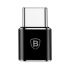 Адаптер Baseus USB-C-microUSB Black (CAMOTG-01)