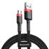 Кабель Baseus Cafule USB-microUSB, 2.4A, 0.5м Black/Red (CAMKLF-A91)