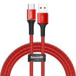 Кабель Baseus Halo Data USB-Lightning, 2.4A, 1м Red (CALGH-B09)