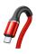 Кабель Baseus Halo Data USB-Lightning, 2.4A, 1м Red (CALGH-B09)