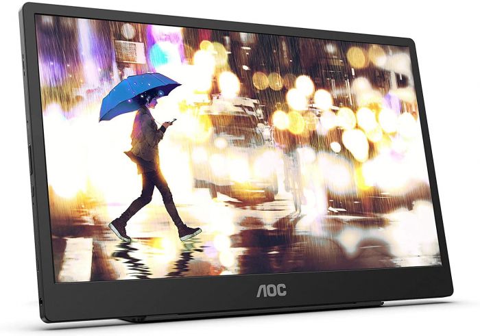 Монiтор AOC 15.6" 16T2 IPS Black TouchScreen