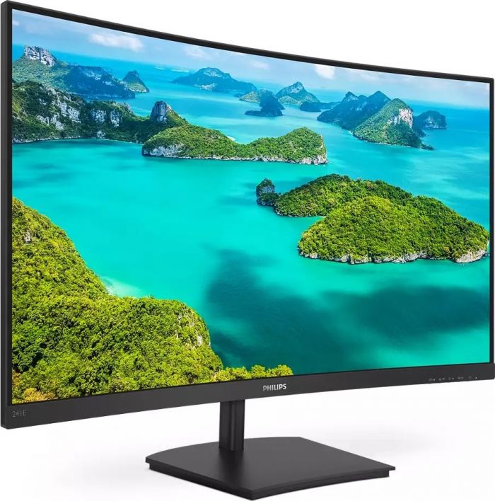 Монiтор Philips 23.6" 241E1SC/00 VA Black Curved