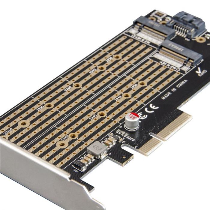 Контролер Frime (ECF-PCIEtoSSD002.LP) PCI-E-M.2 (B&M Key) NVMe