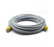 Кабель Merlion HDMI - HDMI V 2.0, (M/M), 10 м, Grey/Yellow (YT-HDMI(M)/(M)HSV2.0-10m/10125)