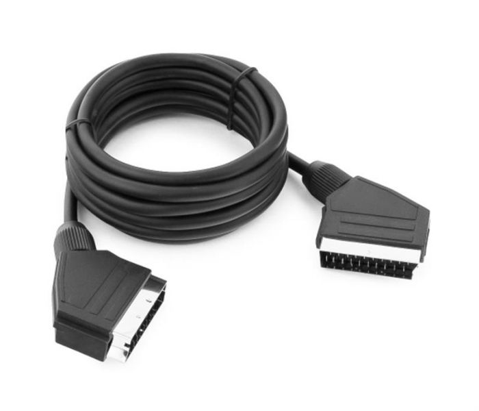 Кабель Merlion (TT-SCART (M)/(M)-1.2/02532) SCART-SCART, 1.2м, Black, пакет