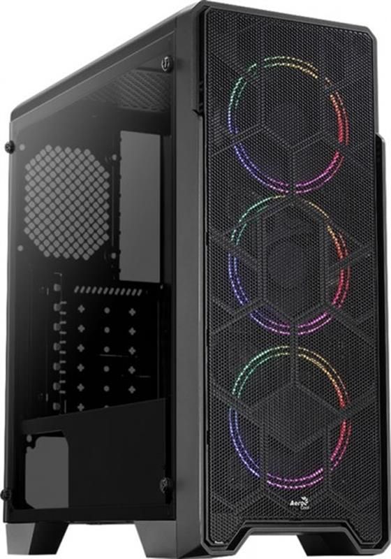 Корпус AeroCool Ore Saturn (Ore Saturn FRGB-G-BK-v1) Black без БЖ