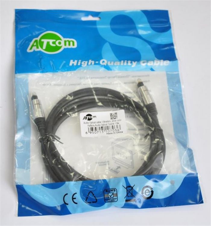 Кабель Atcom (10706) Toslink Digital Audio Optical 7.5м пакет