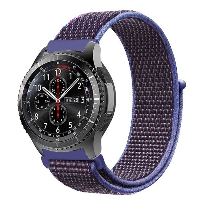 Ремінець BeCover Nylon Style для LG Watch Sport W280A Purple (705835)