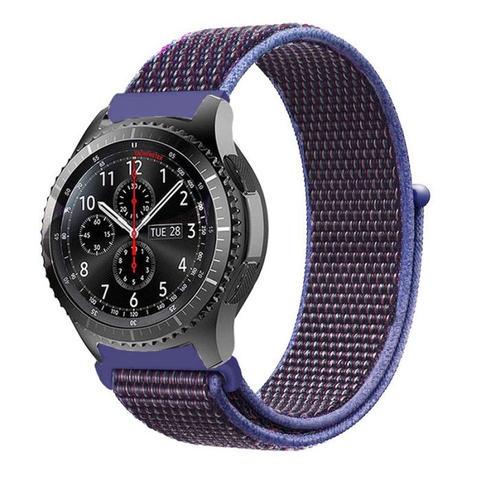 Ремінець BeCover Nylon Style для Garmin Vivoactive 3/3 Music/Vivomove HR/Vivomove Purple (705863)