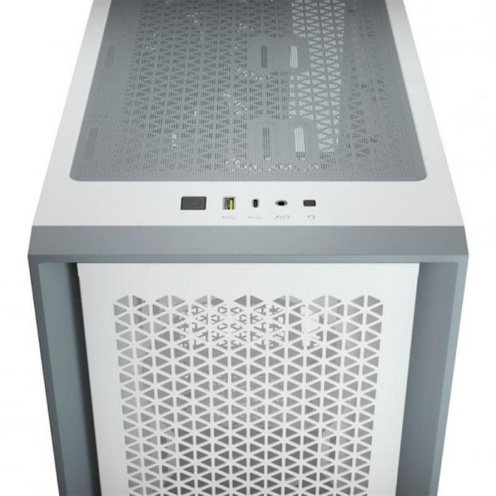 Корпус Corsair 4000D AIRFLOW Tempered Glass White (CC-9011201-WW) без БЖ