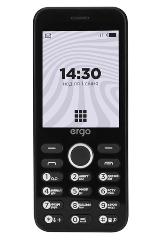 Мобiльний телефон Ergo B281 Dual Sim Black