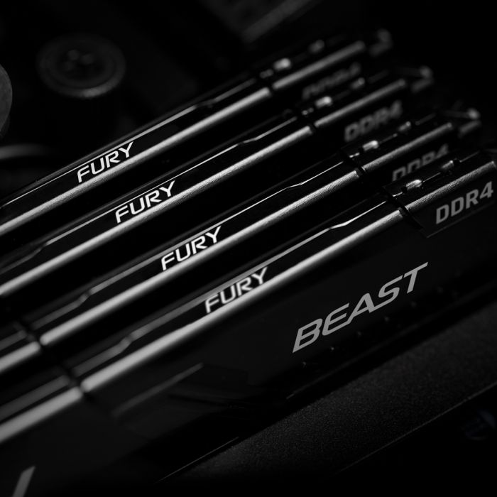 Модуль пам`ятi DDR4 4x16GB/3200 Kingston Fury Beast Black (KF432C16BBK4/64)