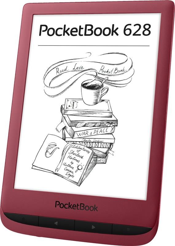 Електронна книга PocketBook 628 Ruby Red (PB628-R-CIS)