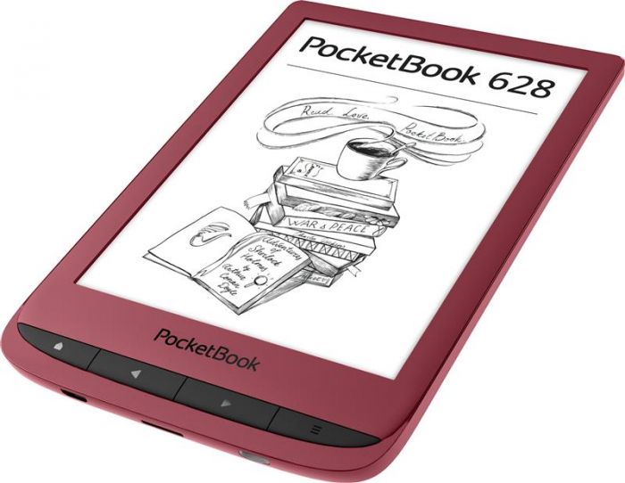 Електронна книга PocketBook 628 Ruby Red (PB628-R-WW)