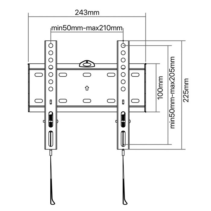 Кронштейн Satelit 19-49FIX200 (VESA200х200)