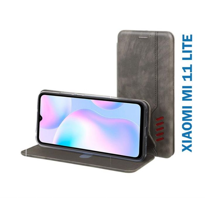 Чохол-книжка BeCover Exclusive New Style для Xiaomi Mi 11 Lite/Mi 11 Lite 5G/11 Lite 5G NE Gray (706433)