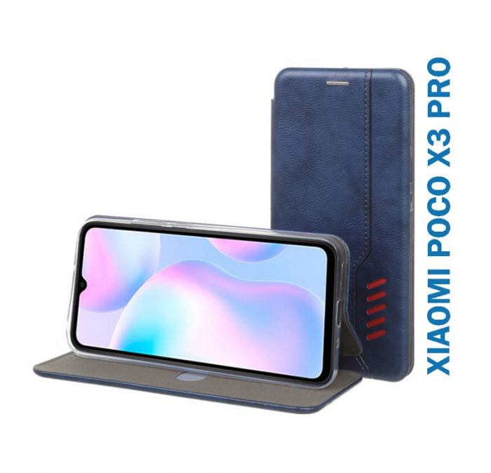 Чохол-книжка BeCover Exclusive New Style для Xiaomi Poco X3 Blue (706435)