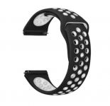 Ремінець BeCover Nike Style для Huawei Watch GT 2 42mm White-Black (706440)