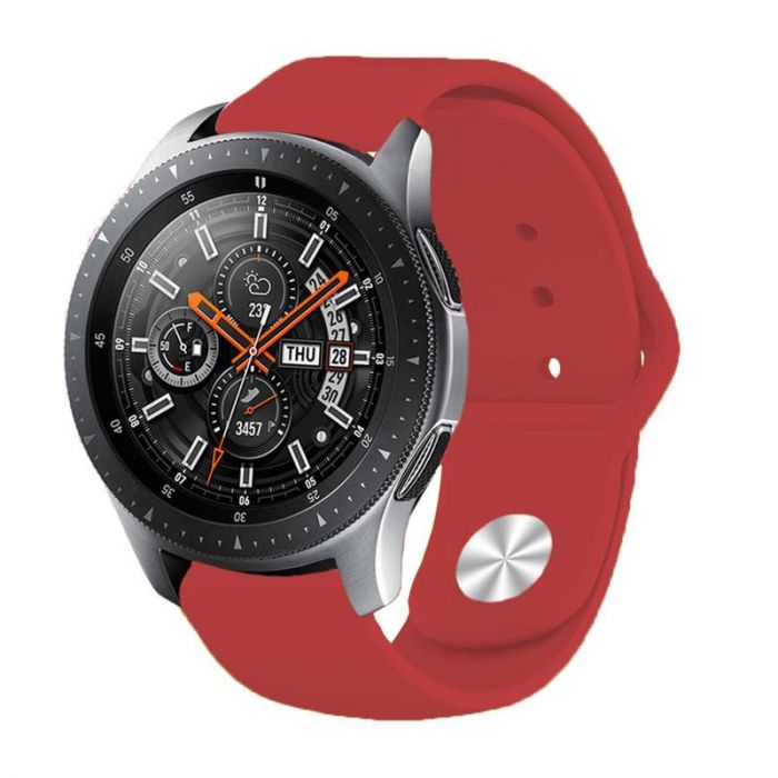 Силіконовий ремінець BeCover для Samsung Galaxy Watch 42mm/Watch Active/Active 2 40/44mm/Watch 3 41mm/Gear S2 Classic/Gear Sport Red (706168)