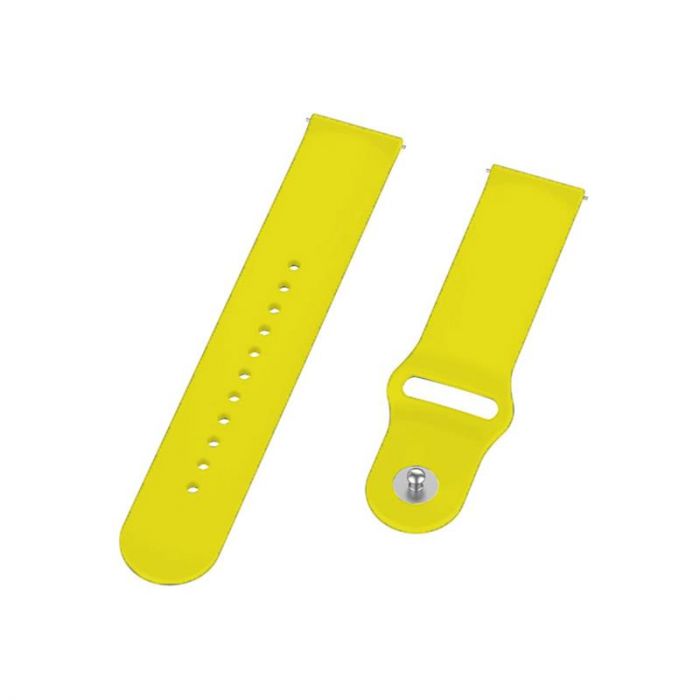 Силіконовий ремінець BeCover для Samsung Galaxy Watch 42mm/Watch Active/Active 2 40/44mm/Watch 3 41mm/Gear S2 Classic/Gear Sport Yellow (706181)