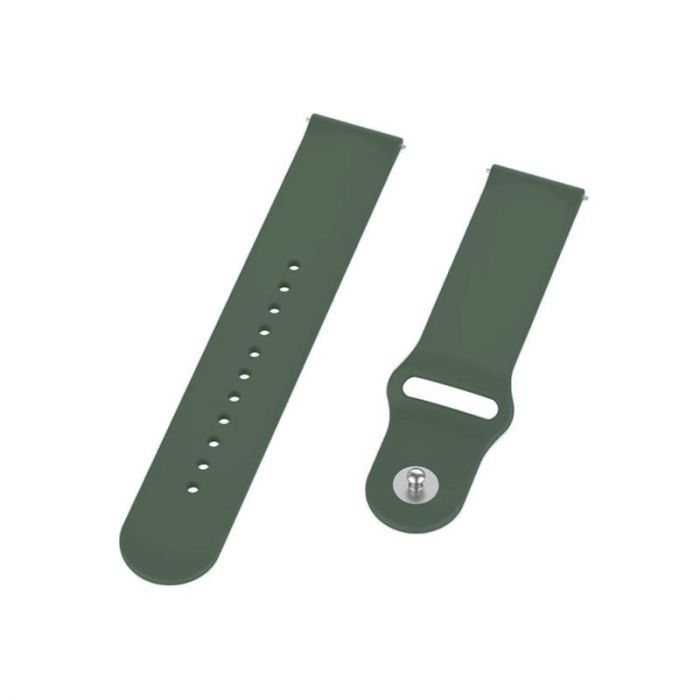 Силіконовий ремінець BeCover для Samsung Galaxy Watch 42mm/Watch Active/Active 2 40/44mm/Watch 3 41mm/Gear S2 Classic/Gear Sport Pine-Green (706182)