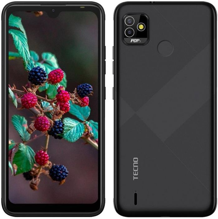 Смартфон Tecno Pop 5 (BD2p) 2/32GB Dual Sim Obsidian Black (4895180768361)