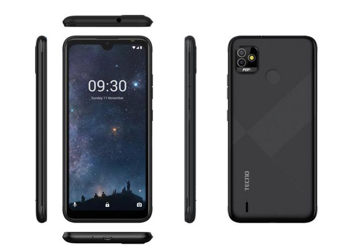 Смартфон Tecno Pop 5 (BD2p) 2/32GB Dual Sim Obsidian Black (4895180768361)