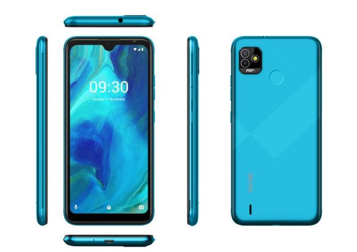 Смартфон Tecno Pop 5 (BD2p) 2/32GB Dual Sim Ice Blue (4895180768354)