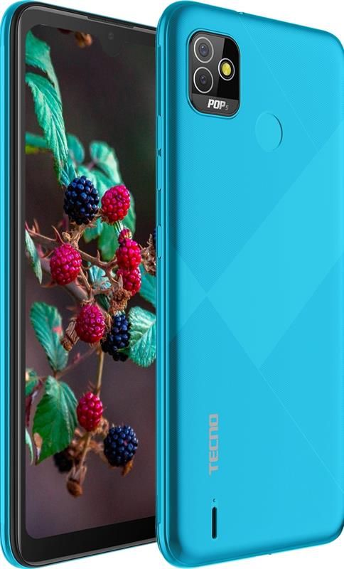 Смартфон Tecno Pop 5 (BD2p) 2/32GB Dual Sim Ice Blue (4895180768354)