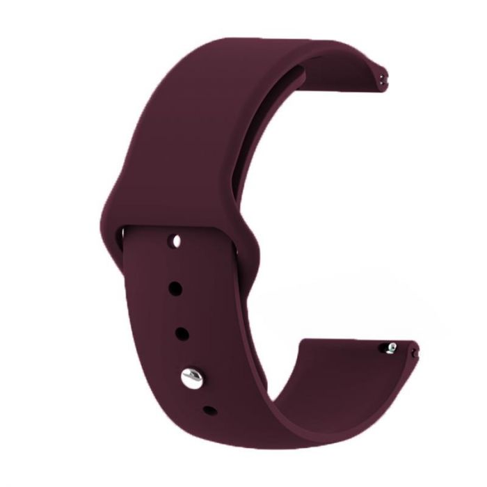 Силіконовий ремінець BeCover для Motorola Moto 360 2nd Gen. Men"s Purple-Wine (706258)