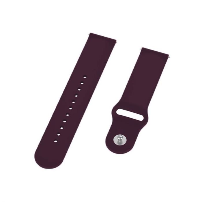 Силіконовий ремінець BeCover для Nokia/Withings Steel/Steel HR Purple-Wine (706278)