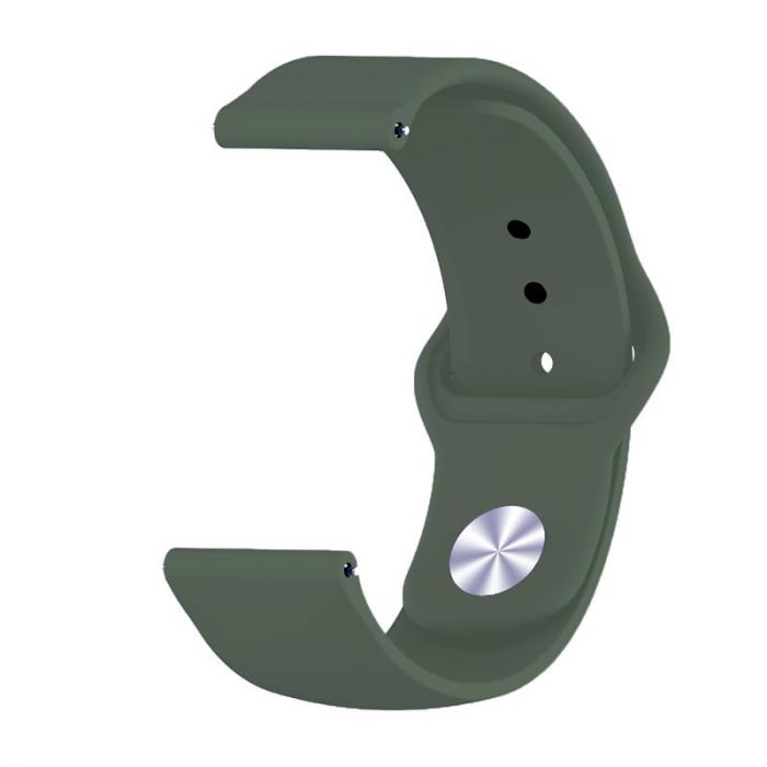 Силіконовий ремінець BeCover для Xiaomi Amazfit Bip/Bip Lite/Bip S Lite/GTR 42mm/GTS/TicWatch S2/TicWatch E Pine-Green (706202)