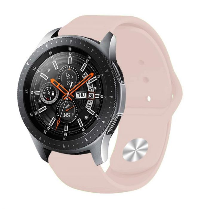 Силіконовий ремінець BeCover для Huawei Watch GT/GT 2 46mm/GT 2 Pro/GT Active/Honor Watch Magic/Magic 2/GS Pro/Dream Grapefruit-Pink (706331)