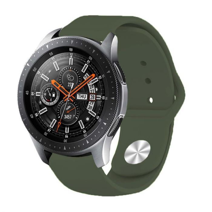 Силіконовий ремінець BeCover для Xiaomi iMi KW66/Mi Watch Color/Haylou LS01/Watch S1 Active Khaki (706364)