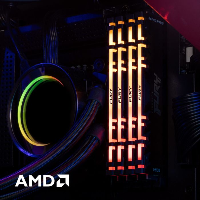 Модуль пам`яті DDR4 4x8GB/3600 Kingston Fury Renegade RGB (KF436C16RBAK4/32)