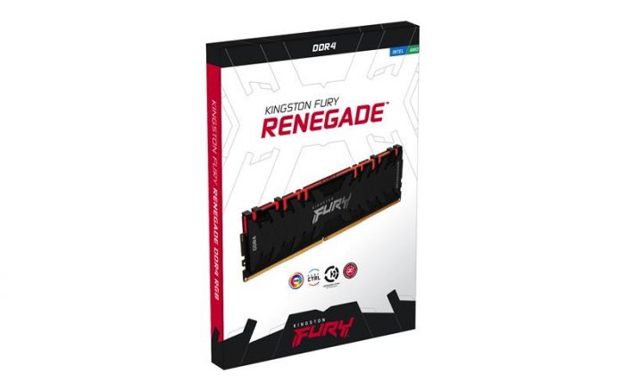 Модуль пам`яті DDR4 4x8GB/3200 Kingston Fury Renegade RGB (KF432C16RBAK4/32)