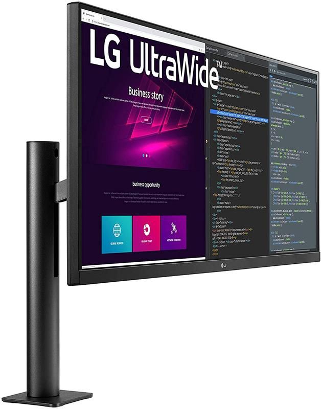 Монiтор LG 34" UltraWide 34WN780-B IPS Black