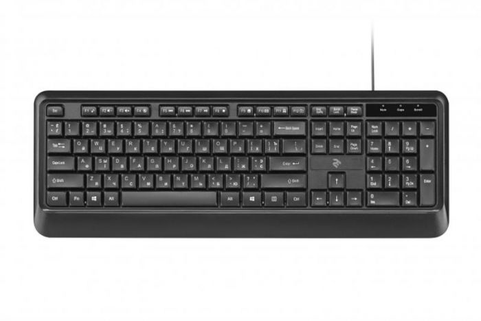Клавіатура 2E KS130 Ukr (2E-KS130UB) Black USB
