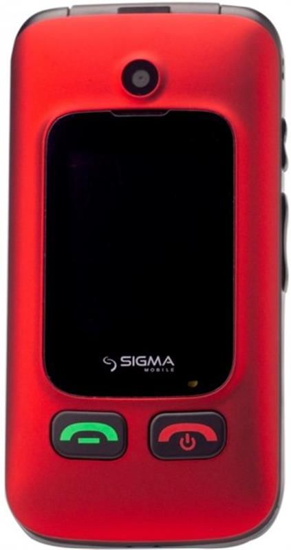 Мобiльний телефон Sigma mobile Comfort 50 Shell Dual Sim Black/Red (4827798212325)