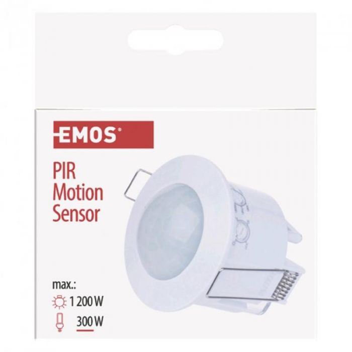 Датчик руху Emos (G1160) IP20, 360°, 1200W, 6м