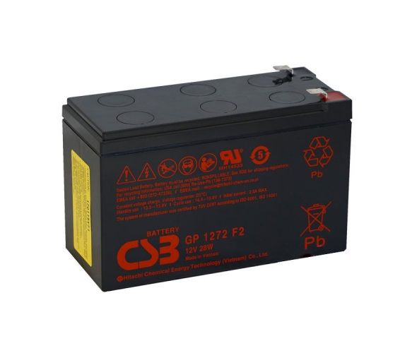 Акумуляторна батарея CSB 12V 7.2AH (GP1272F2/04408) AGM longlife Black