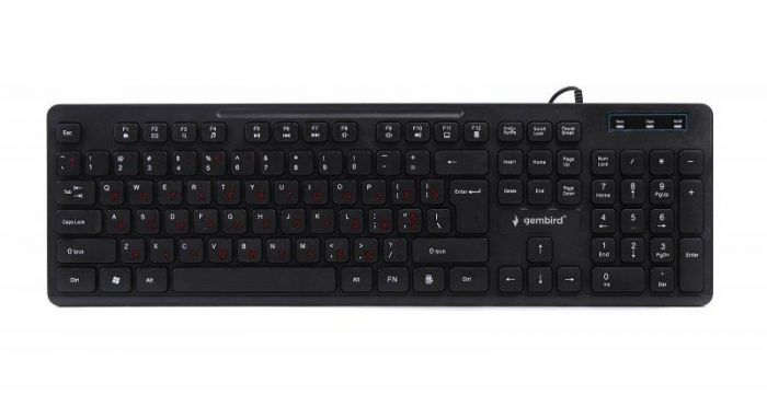 Клавіатура Gembird KB-MCH-04-UA Ukr Black USB
