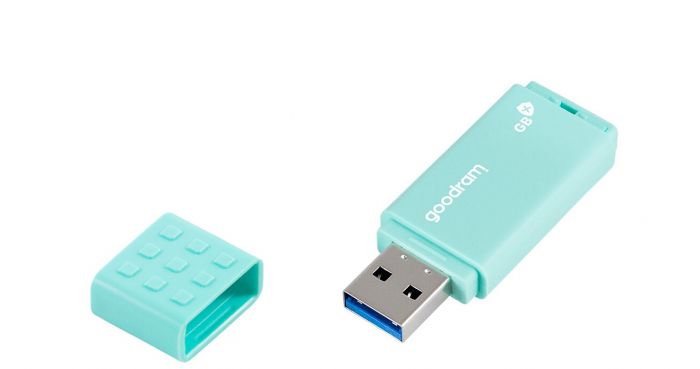 Флеш-накопичувач USB3.0 64GB GOODRAM UME3 Care Green (UME3-0640CRR11)